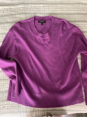 Banana Republic Magenta Crewneck Sweater